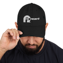 Load image into Gallery viewer, Represent Distressed Dad Hat