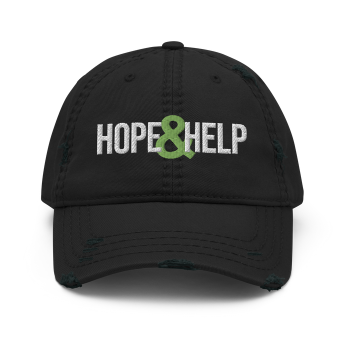 Hope&Help Distressed Dad Hat