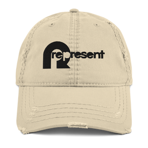 Represent Distressed Dad Hat