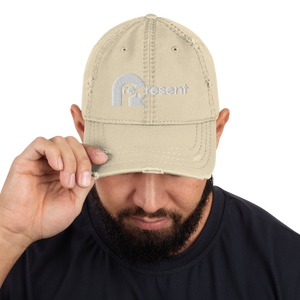 Represent Distressed Dad Hat