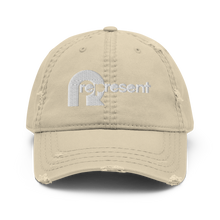 Load image into Gallery viewer, Represent Distressed Dad Hat