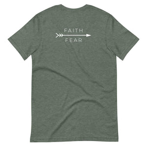 "Faith Over Fear" Tee - Back Print - JSWAG Faith Apparel