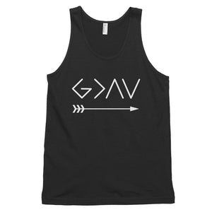 God is Greater Than Your Highs and Lows Tank Top - JSWAG Faith Apparel