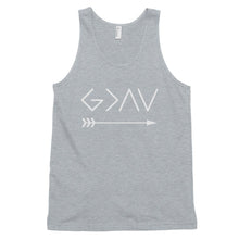 Load image into Gallery viewer, God is Greater Than Your Highs and Lows Tank Top - JSWAG Faith Apparel