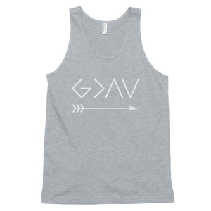 God is Greater Than Your Highs and Lows Tank Top - JSWAG Faith Apparel