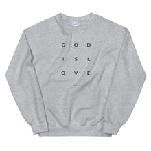 Load image into Gallery viewer, &quot;God is Love&quot; Crew Neck - JSWAG Faith Apparel