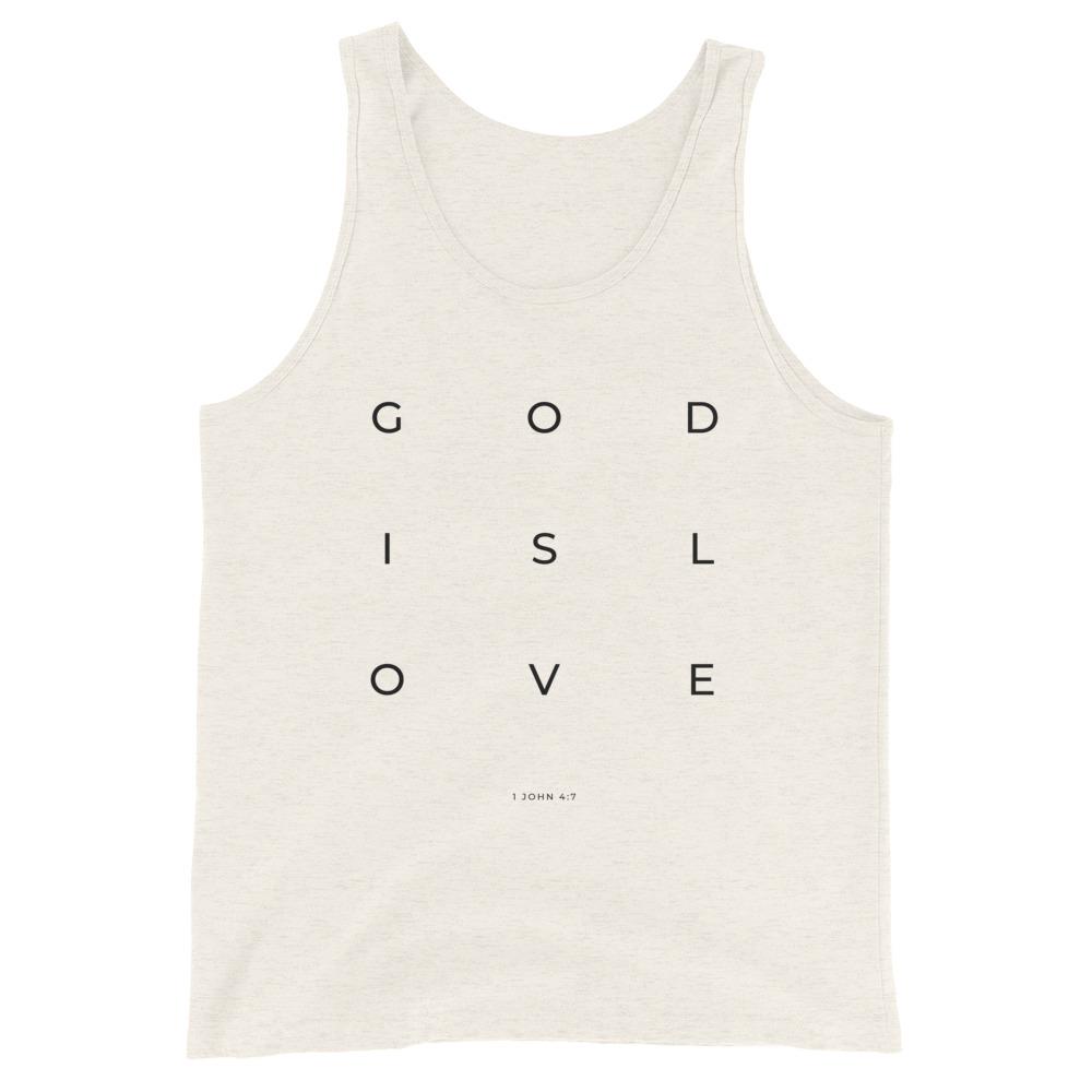 GOD IS LOVE Tank Top - JSWAG Faith Apparel