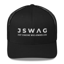 Load image into Gallery viewer, JSWAG Trucker Cap - JSWAG Faith Apparel