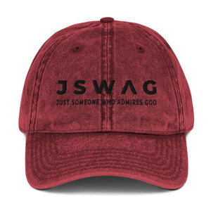 JSWAG Vintage Cotton Twill Cap - JSWAG Faith Apparel