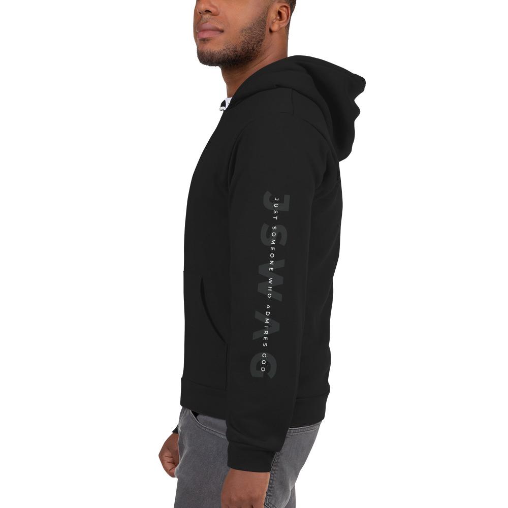 Just Someone Who Admires God Zip-Up Hoodie - JSWAG Faith Apparel