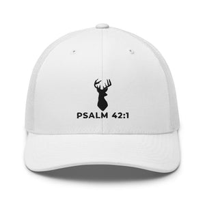 "Psalm 42:1" As The Deer - Trucker Cap - JSWAG Faith Apparel