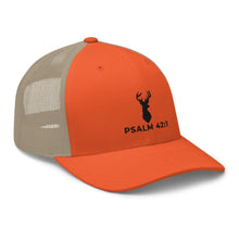 Load image into Gallery viewer, &quot;Psalm 42:1&quot; As The Deer - Trucker Cap - JSWAG Faith Apparel