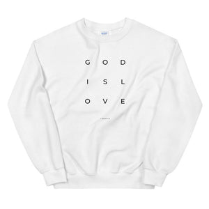 "God is Love" Crew Neck - JSWAG Faith Apparel